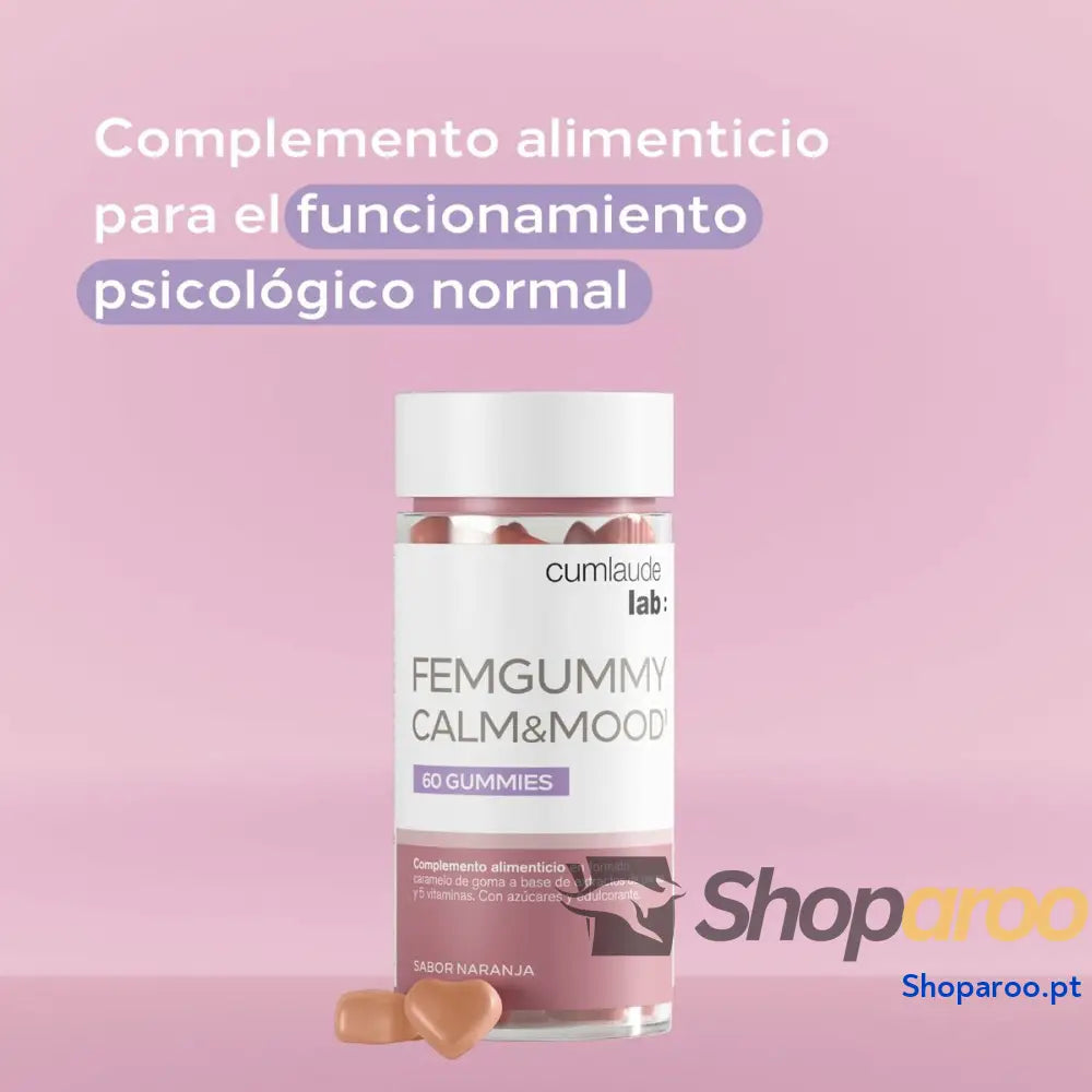 Complemento Alimentar Cumlaude Lab FEMGUMMY CALM & MOOD 60 Unidades