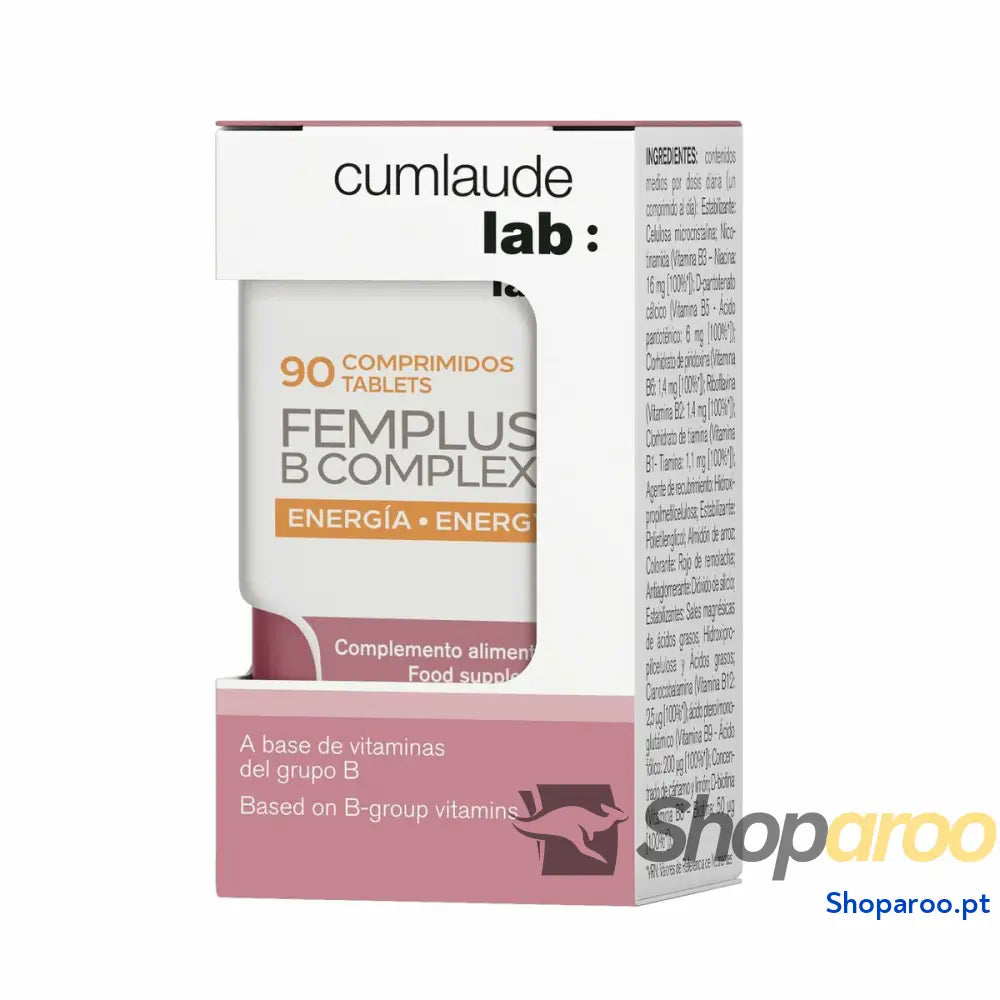 Complemento Alimentar Cumlaude Lab FEMPLUS B COMPLEX 90 Unidades