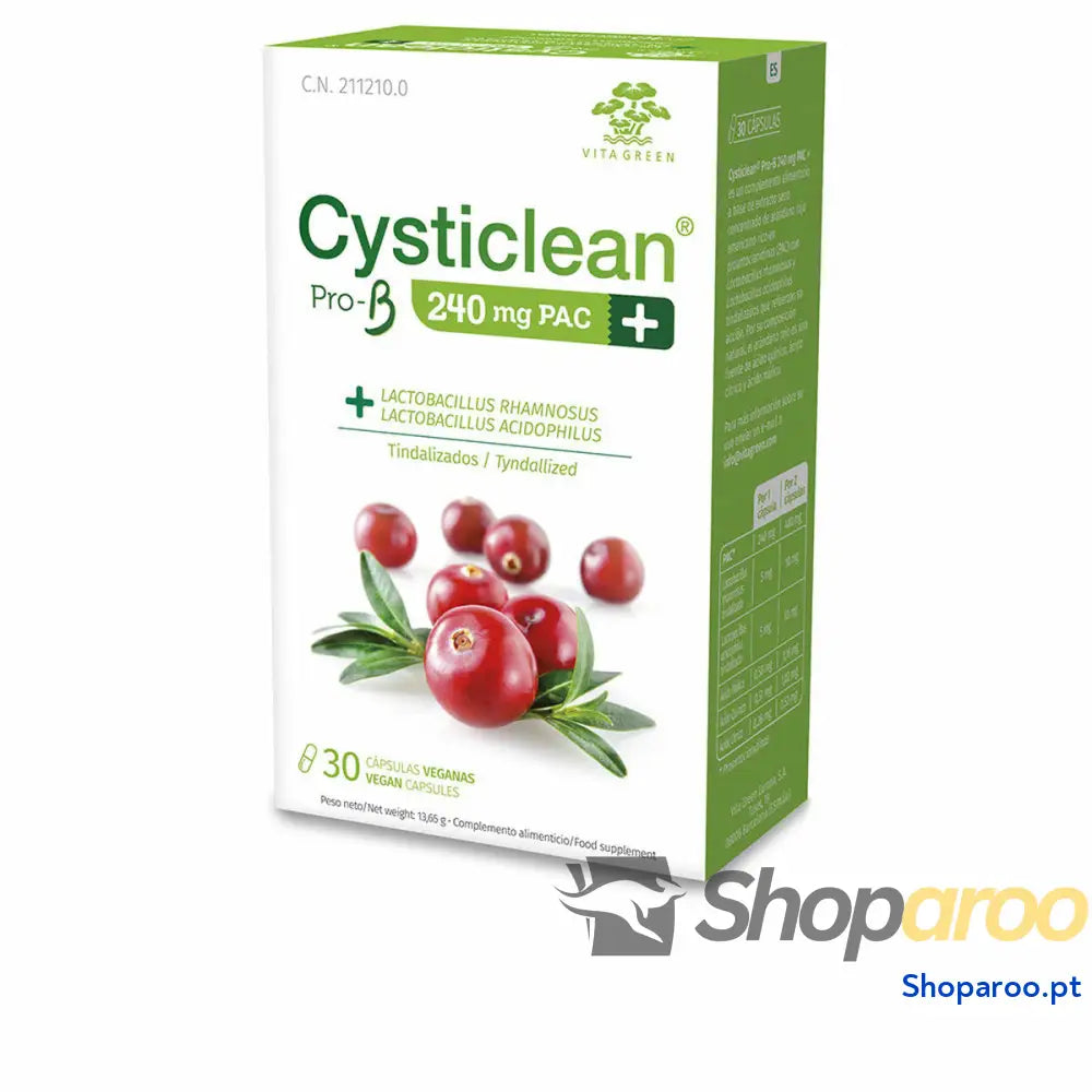 Complemento Alimentar CYSTICLEAN ProB 30 Unidades