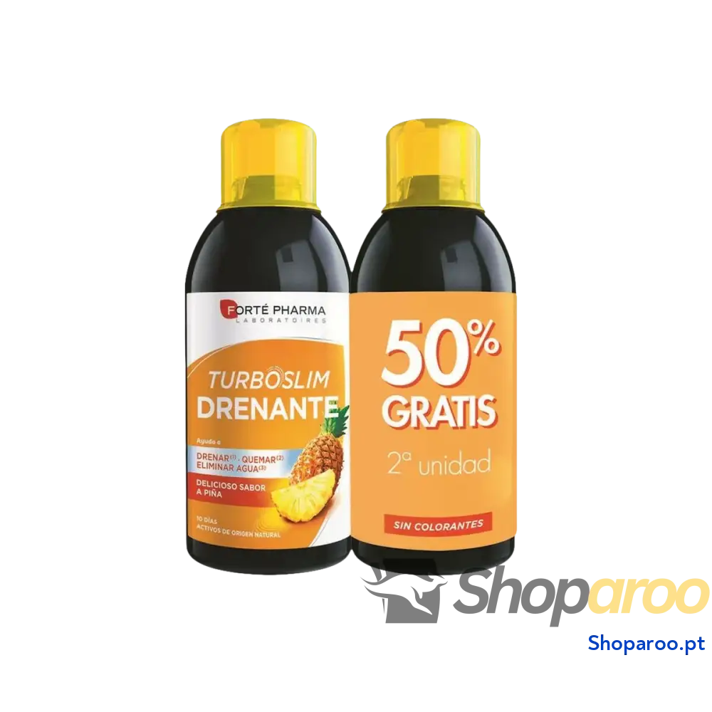Complemento Alimentar Forté Pharma Slim Drenante 500 ml Abacaxi 2 Unidades