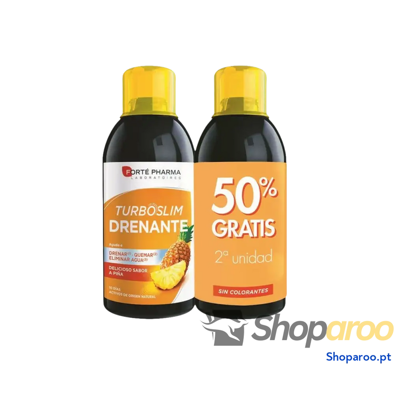 Complemento Alimentar Forté Pharma Slim Drenante 500 ml Abacaxi 2 Unidades