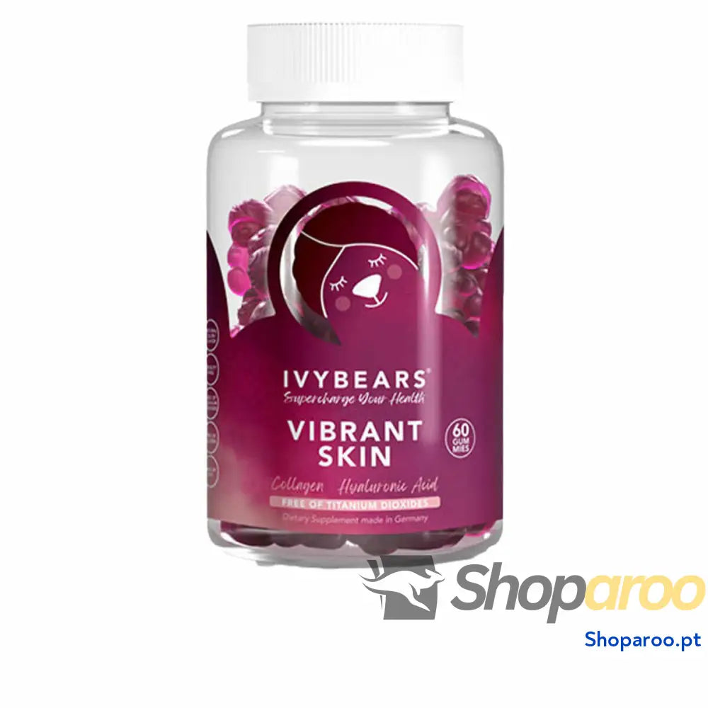 Complemento Alimentar Ivybears VIBRANT SKIN 150 g 60 Unidades