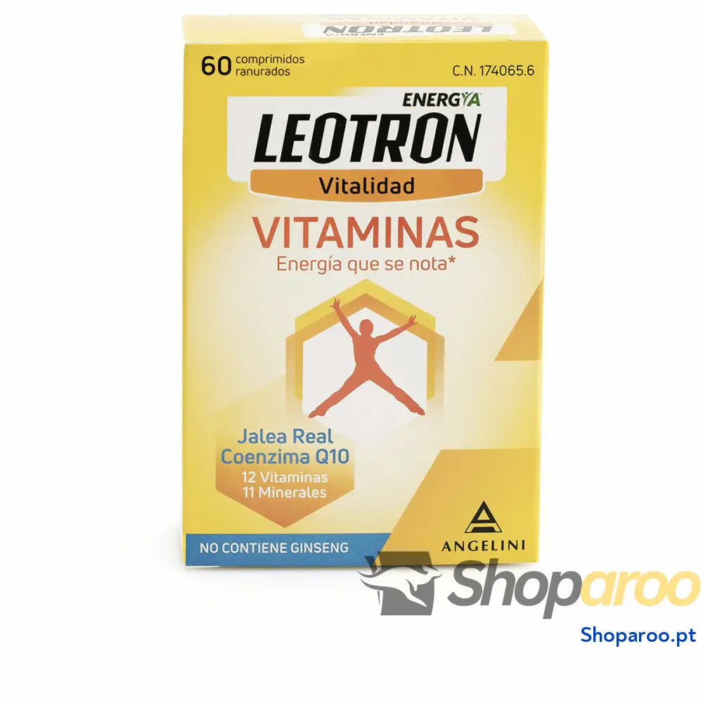Complemento Alimentar Leotron Geleia real Coenzima Q 10 60 Unidades