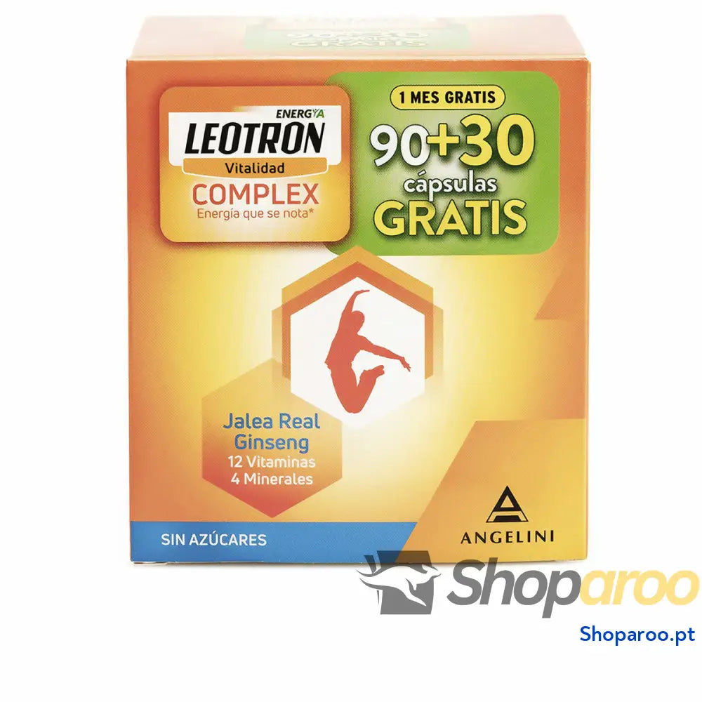 Complemento Alimentar Leotron Ginseng Geleia real 120 Unidades