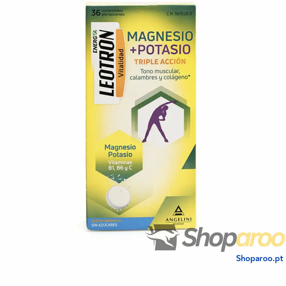 Complemento Alimentar Leotron Magnésio Potássio 30 Unidades