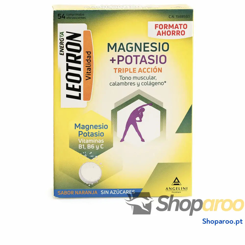 Complemento Alimentar Leotron Magnésio Potássio