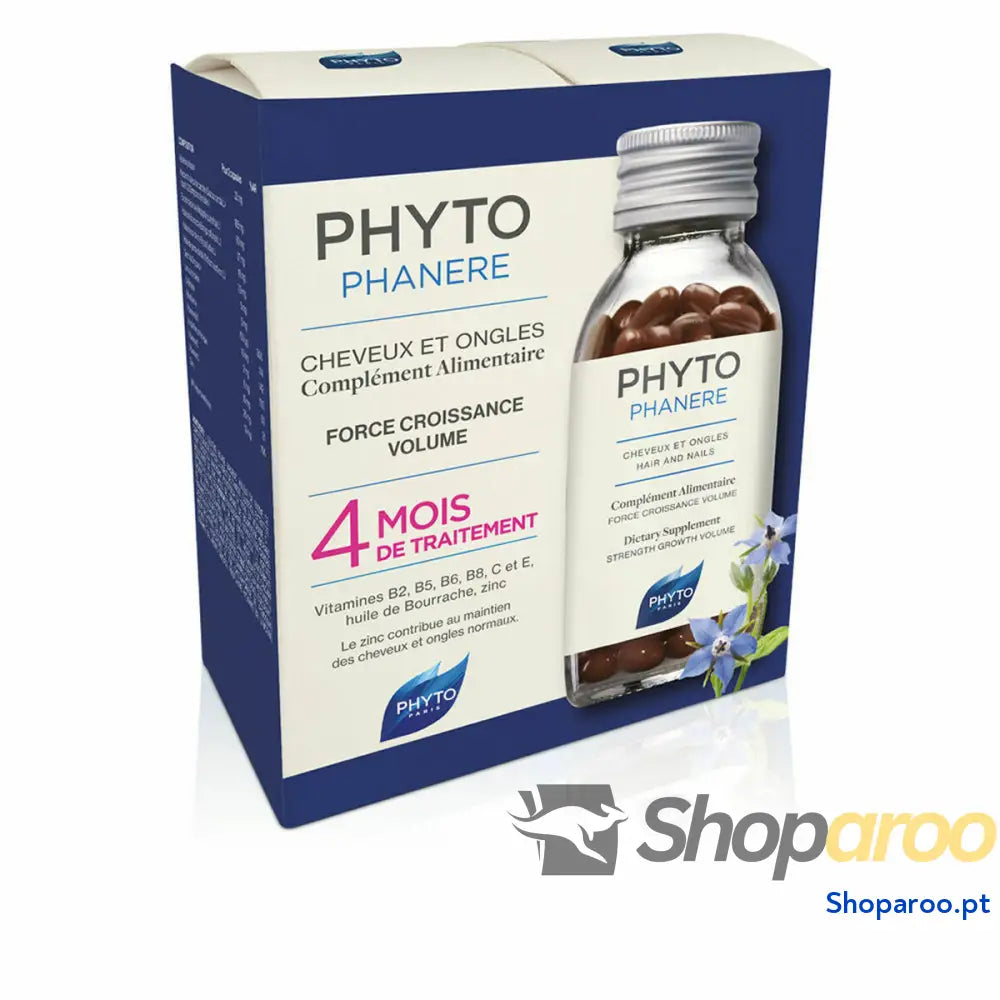 Complemento Alimentar Phyto Paris Phytophanere 2 Peças 120 Unidades