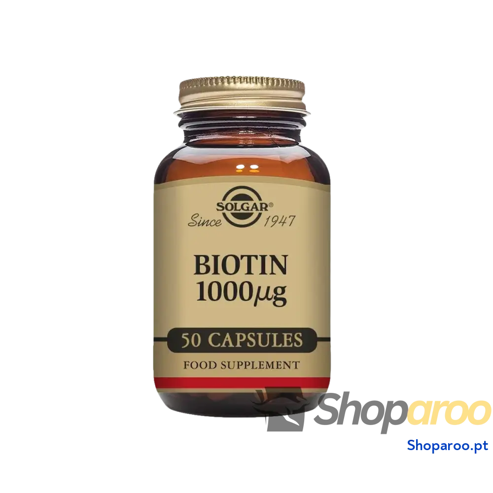 Complemento Alimentar Solgar   Biotina 50 Unidades