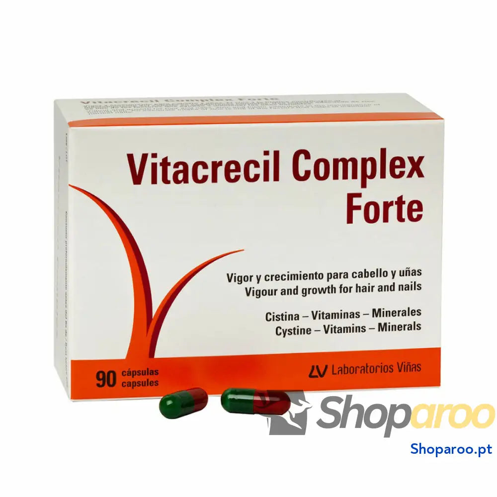 Complemento Alimentar Vitacrecil Complex Forte CABELLO Y UÑAS 90 Unidades