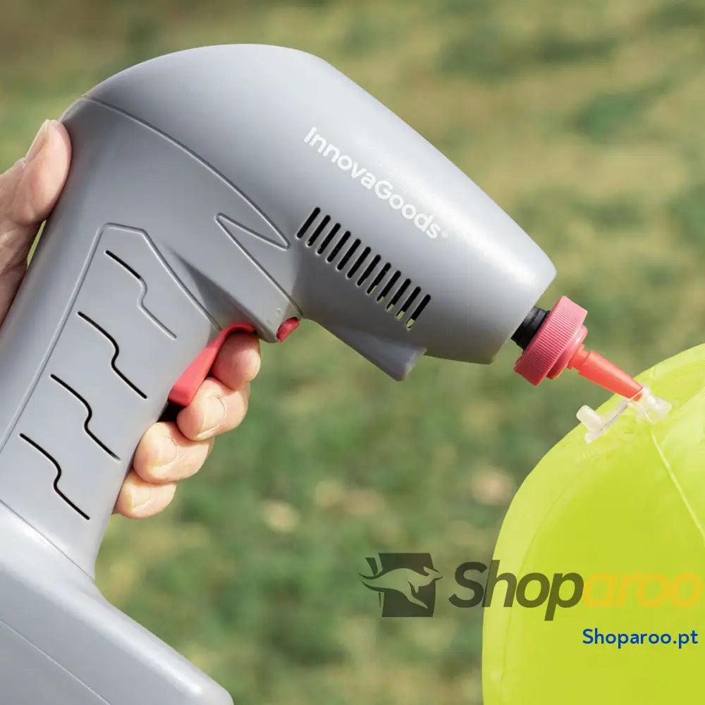 Compressor de Ar Portátil com LED Airpro+ InnovaGoods Cinzento Vermelho