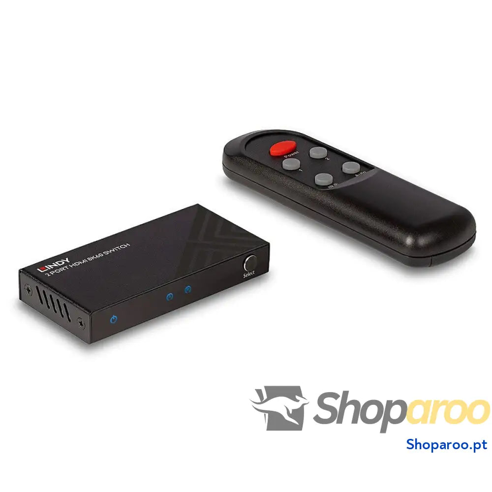 Comutador KVM com 2 Portas LINDY 8K60 38337