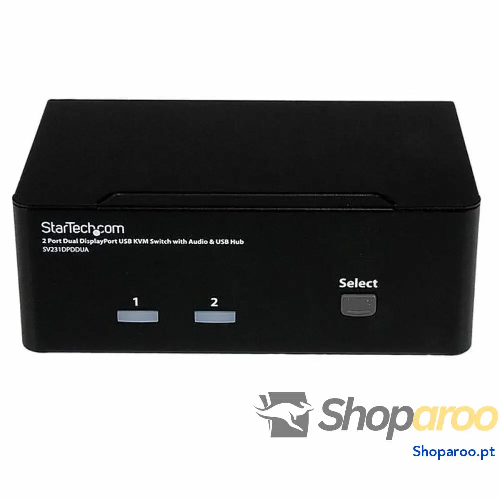 Comutador KVM com 2 Portas Startech SV231DPDDUA Preto