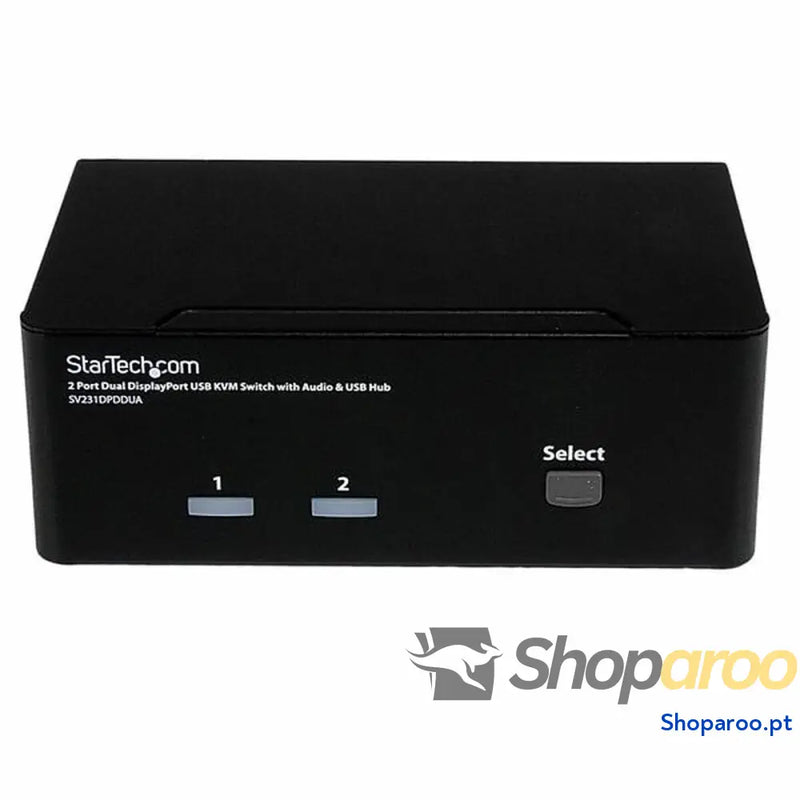 Comutador KVM com 2 Portas Startech SV231DPDDUA Preto