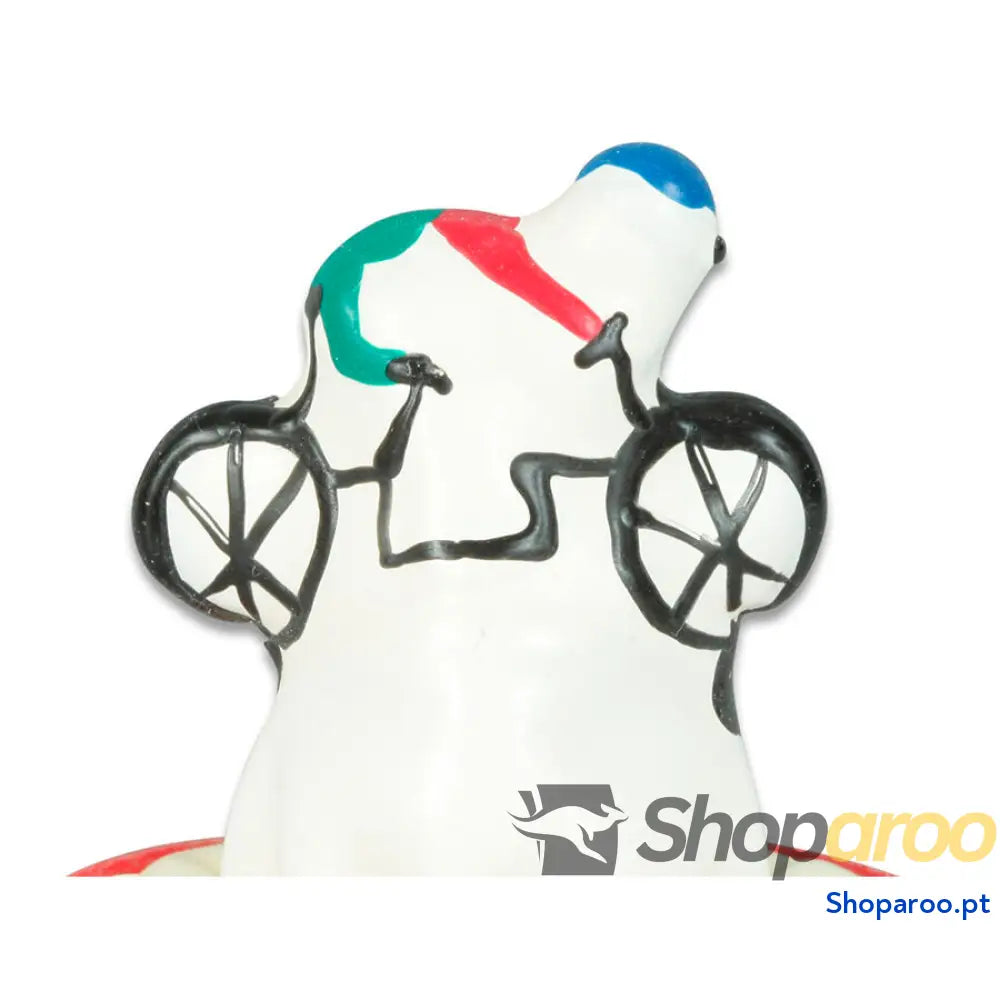 CONDOMERIE - PRESERVATIVOS NOVIDADES PINTADOS À MÃO BICICLETA