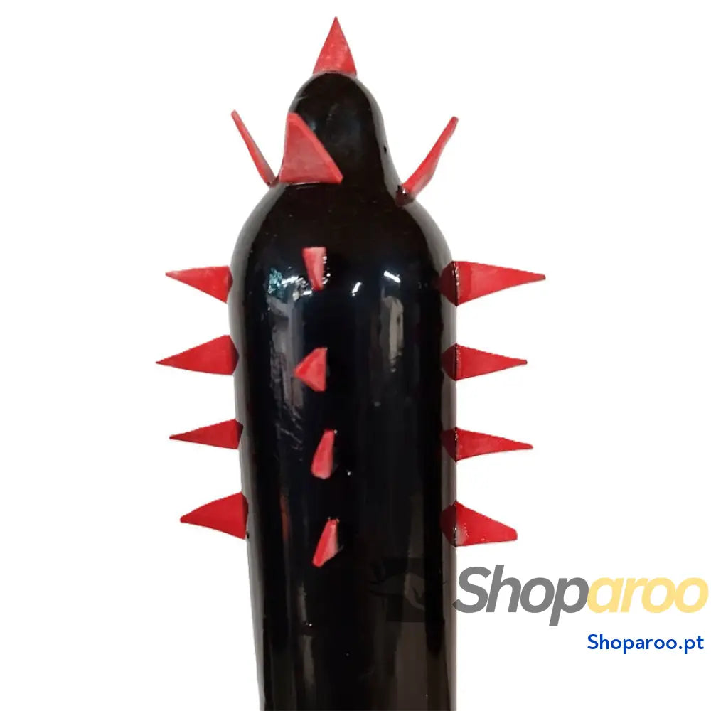 CONDOMERIE - PRESERVATIVOS NOVIDADES PINTADOS À MÃO BLACK CACTUS XL