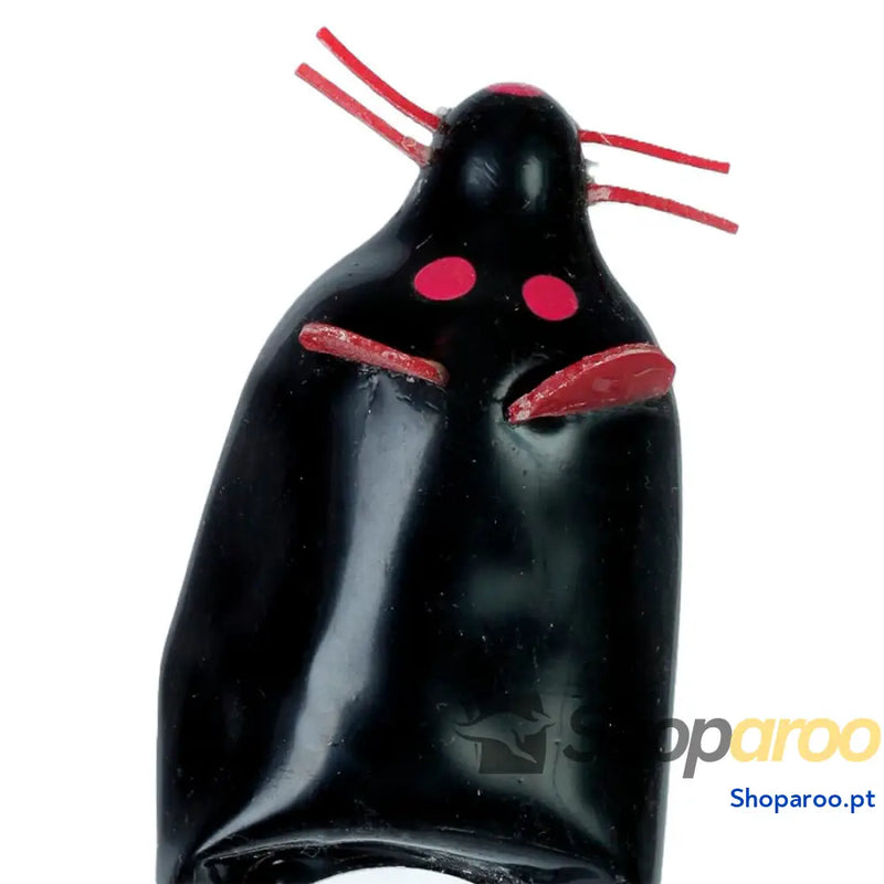 CONDOMERIE PRESERVATIVOS NOVIDADES PINTADOS À MÃO BLACK MOUSE XL