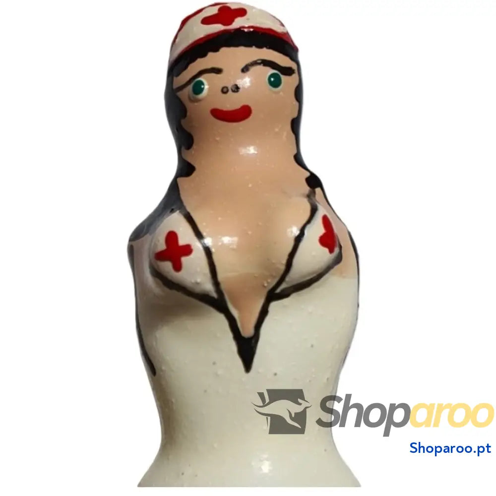 CONDOMERIE - PRESERVATIVOS NOVIDADES PINTADOS À MÃO ENFERMEIRA LOIRA