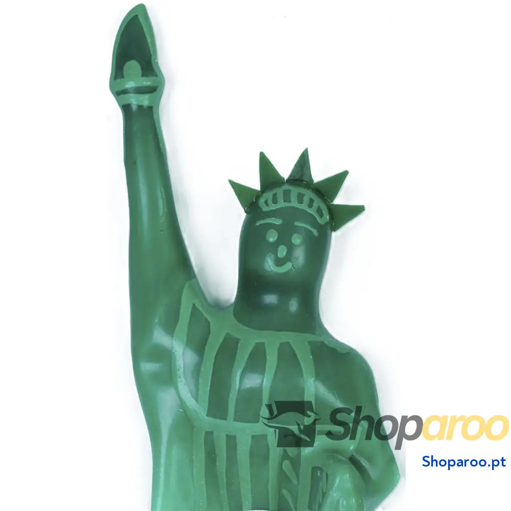 CONDOMERIE - PRESERVATIVOS NOVIDADES PINTADOS À MÃO ESTÁTUA DA LIBERDADE MODELO XL
