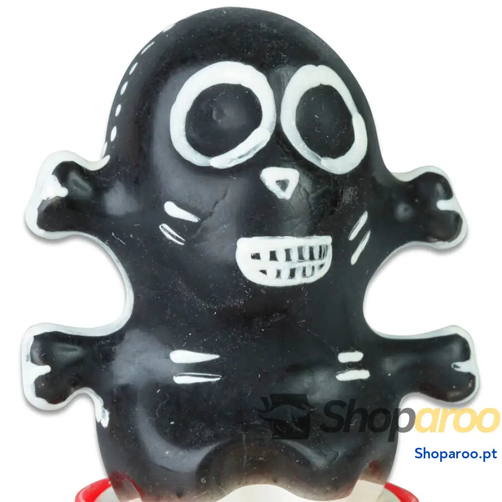 CONDOMERIE PRESERVATIVOS NOVIDADES PINTADOS À MÃO SKULL BLACK MODELO 1
