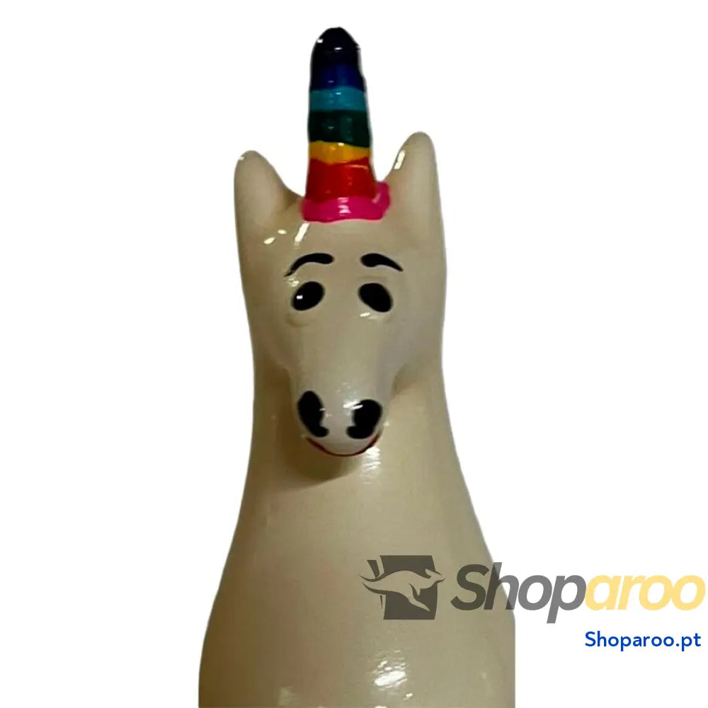 CONDOMERIE PRESERVATIVOS NOVIDADES PINTADOS À MÃO UNICÓRNIO ARCO ÍRIS