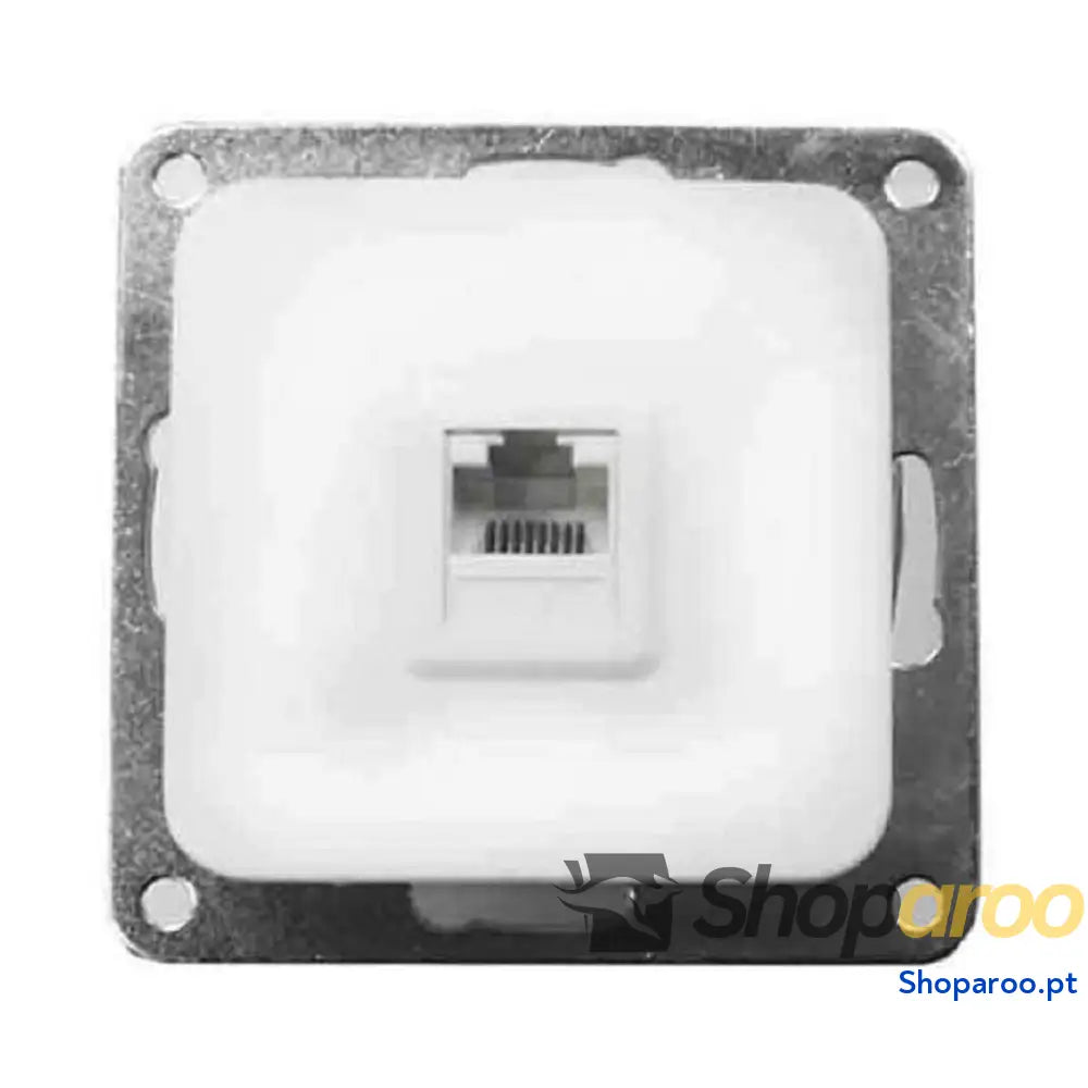 Conector RJ45 EDM 65308 term Branco Termoplástico Engastado 7 x 7 x 4 cm