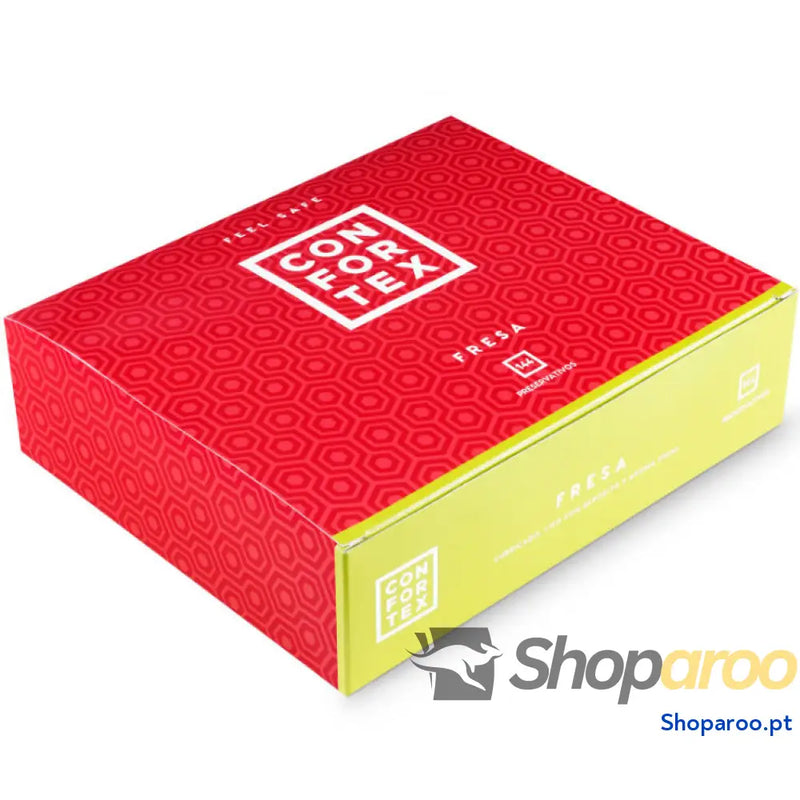 CONFORTEX CONDOM DE MORANGO 144 UNIDADES