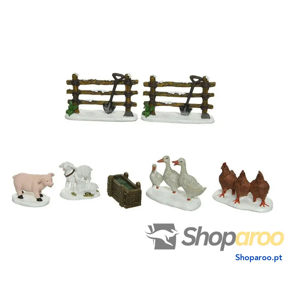 Conjunto Animais de Quinta animais Quinta