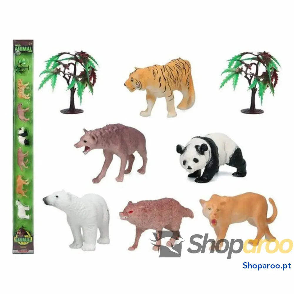 Conjunto Animais Selvagens 110210 (8 pcs)