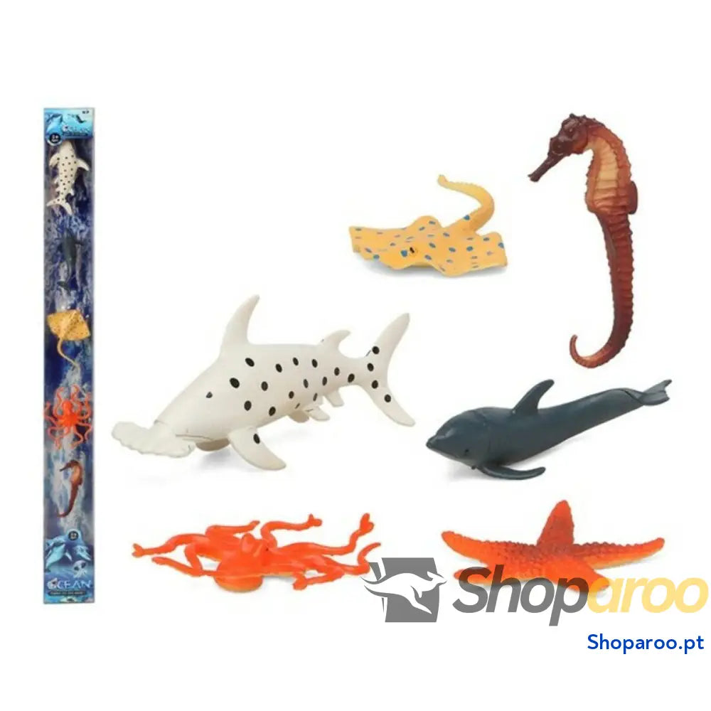 Conjunto Animais Selvagens Ocean 110319 (6 pcs) 100 cm