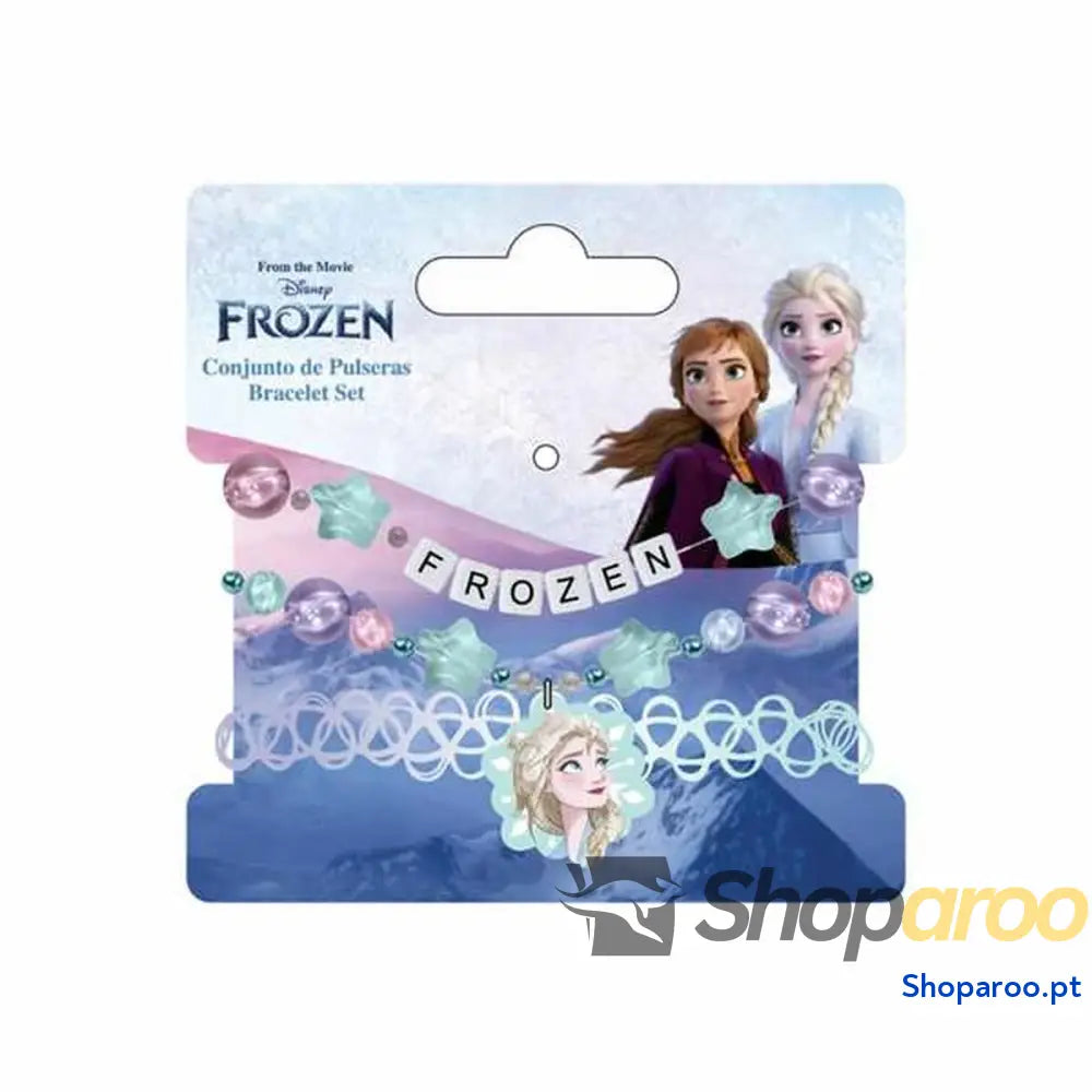 Conjunto Colar e Pulseiras Frozen
