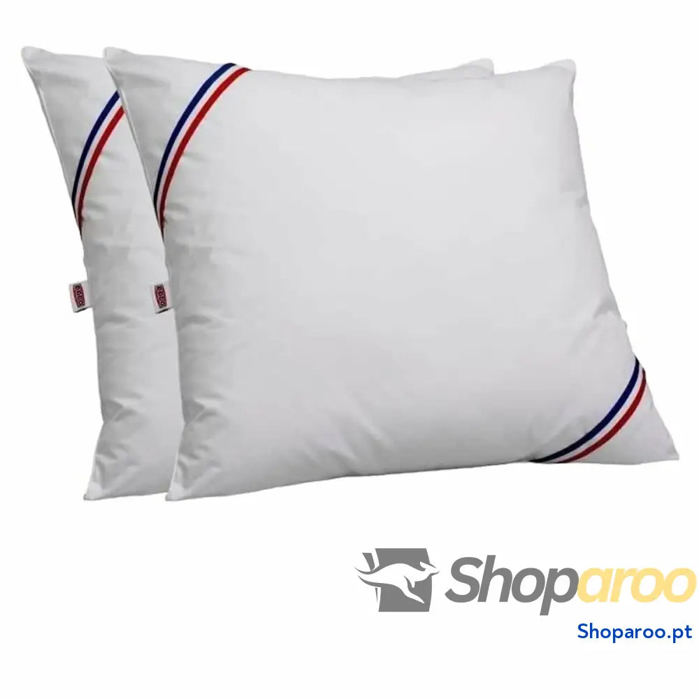 Conjunto de 2 Almofadas DODO Branco 60 x 60 cm (2 Unidades)