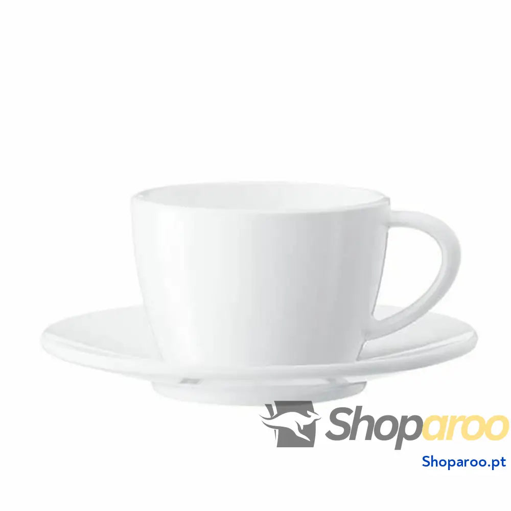 Conjunto de 2 Chávenas Café Jura Cappucino 170 ml Branco Porcelana Peças (2 Unidades)