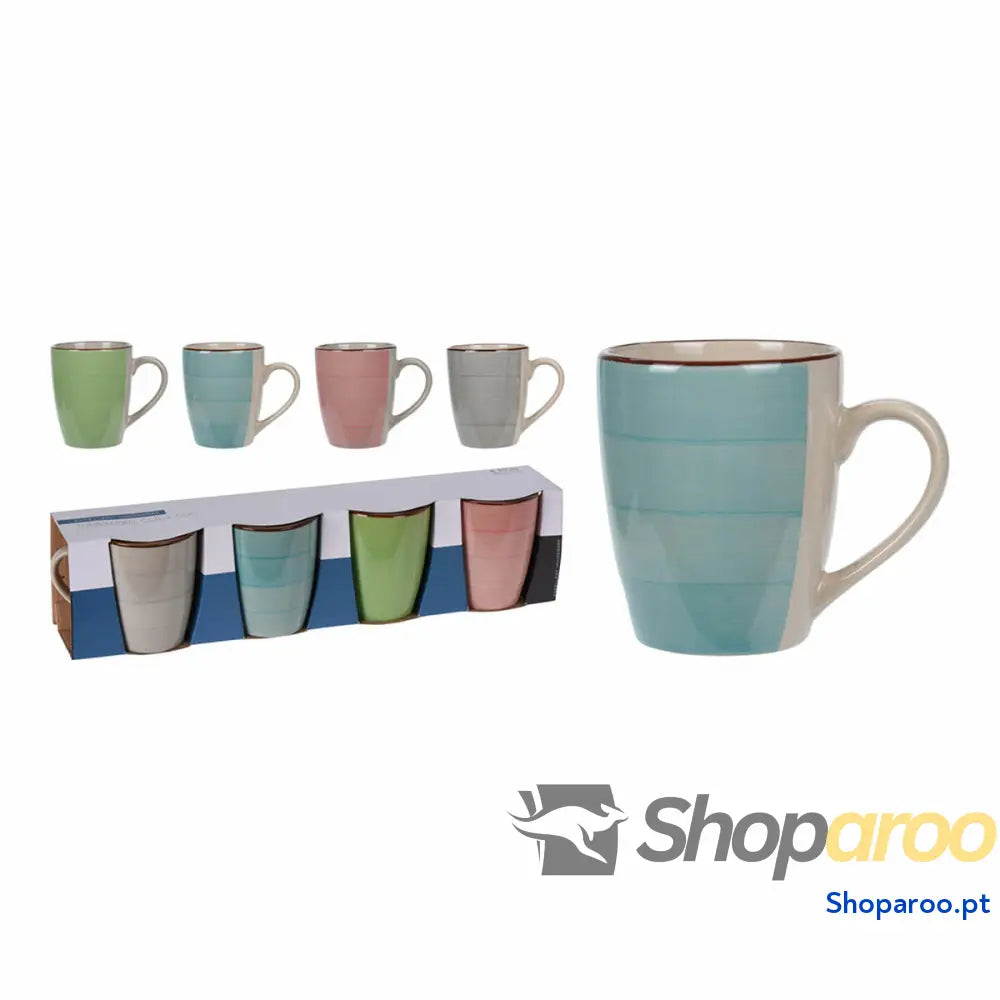 Conjunto de 4 Canecas Excellent Houseware 360 ml