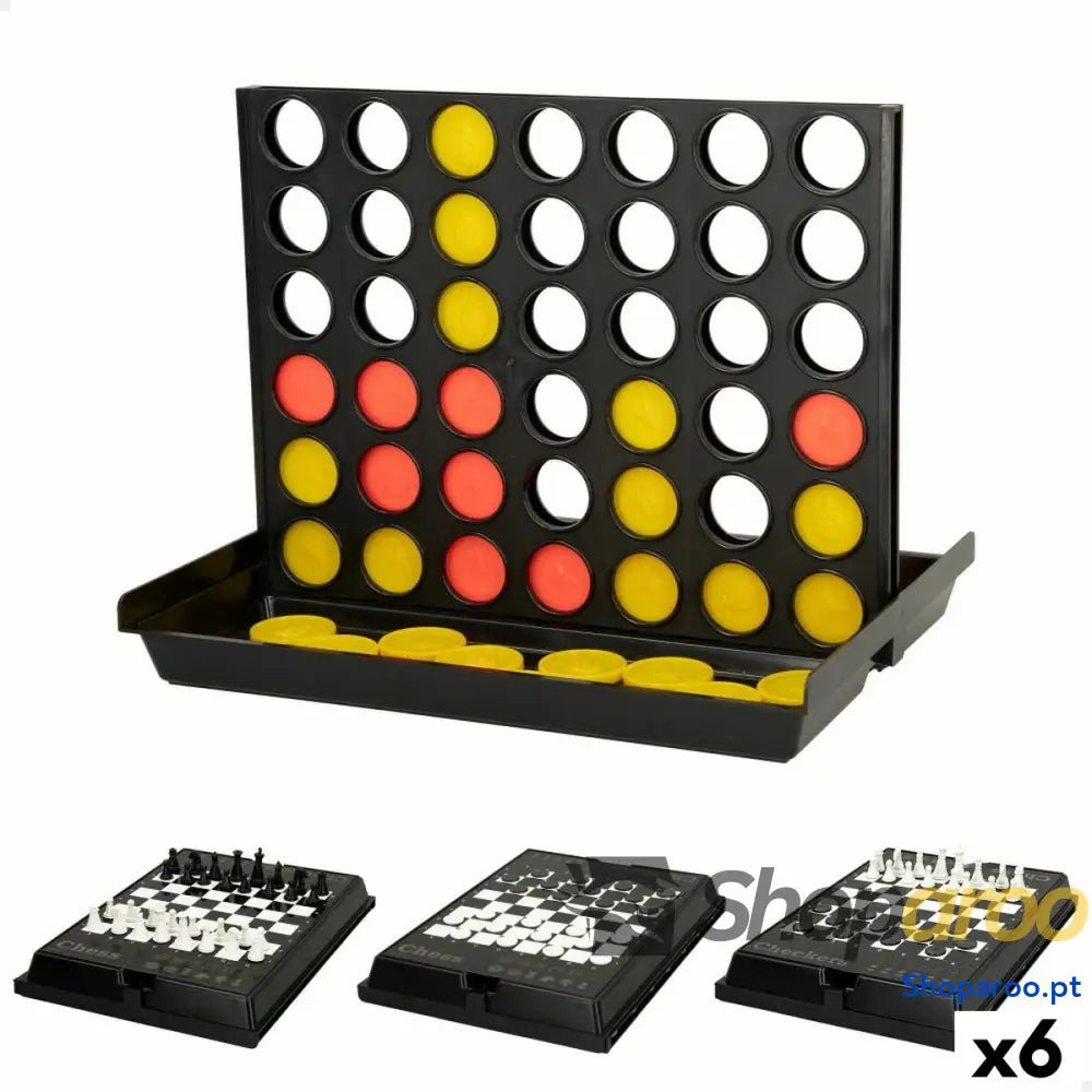 Conjunto de 4 Jogos CB Games (6 Unidades)