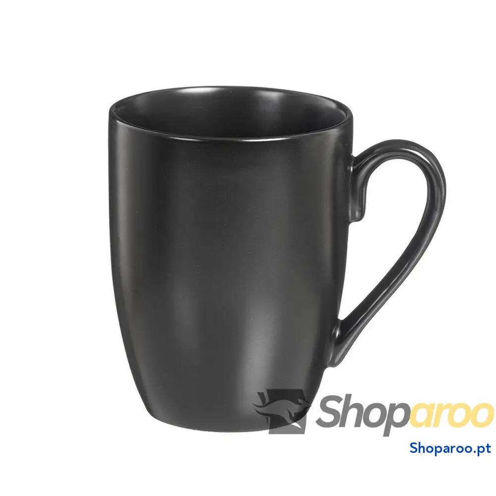 Conjunto de 6 Chávenas Caison Yumei Preto Porcelana 350 ml Unidades