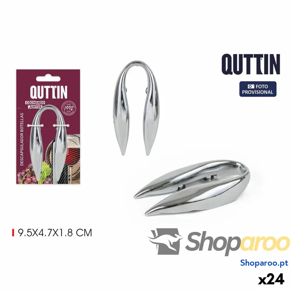 Conjunto de Acessórios para Vinho Quttin 9,5 x 4,7 1,8 cm