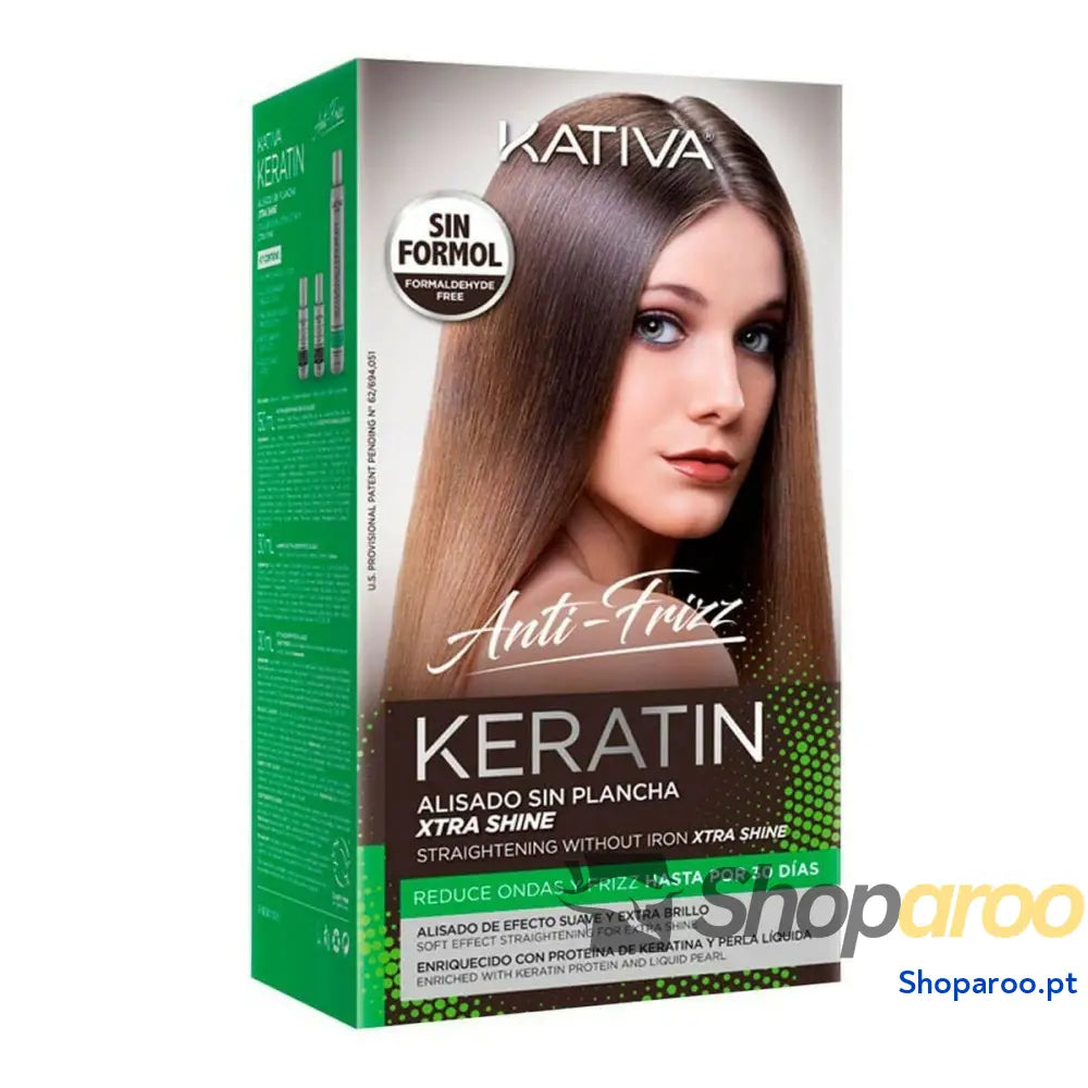 Conjunto de Alisamento Profissional Kativa (3 pcs)