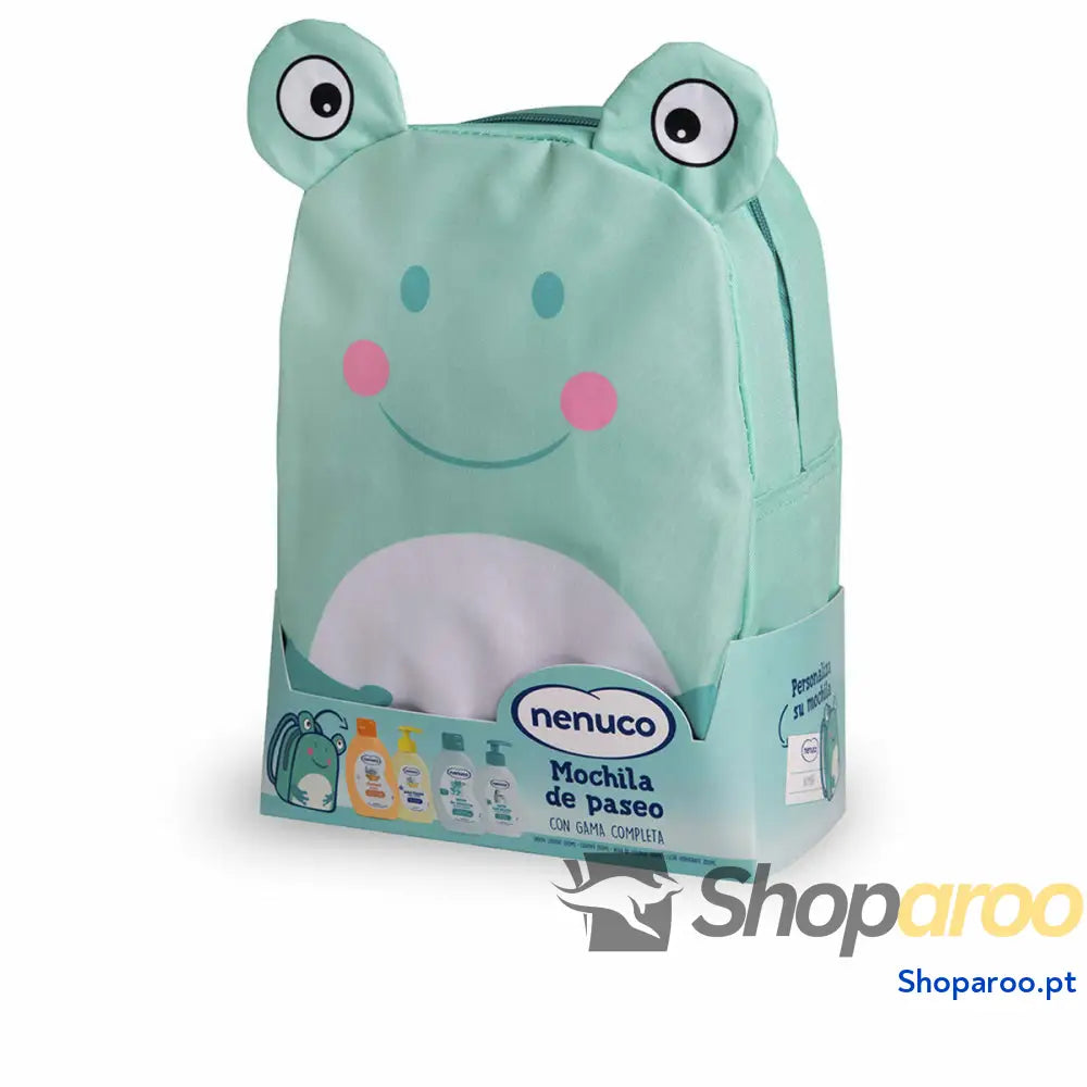 Conjunto de Banho Para Bebé Nenuco Mochila Ranita Lote Rã 4 Peças