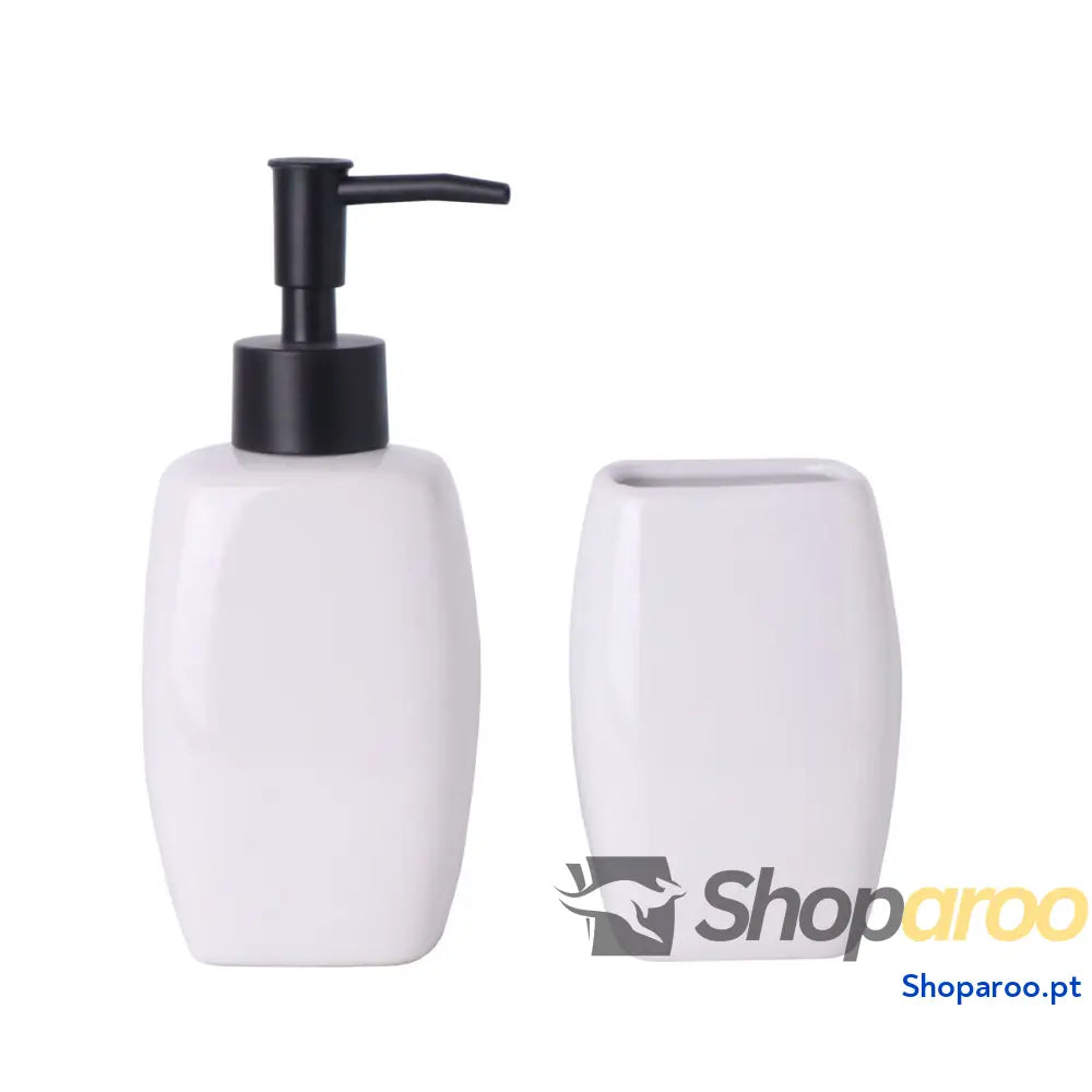 Conjunto de Banho Versa Branco Cerâmica