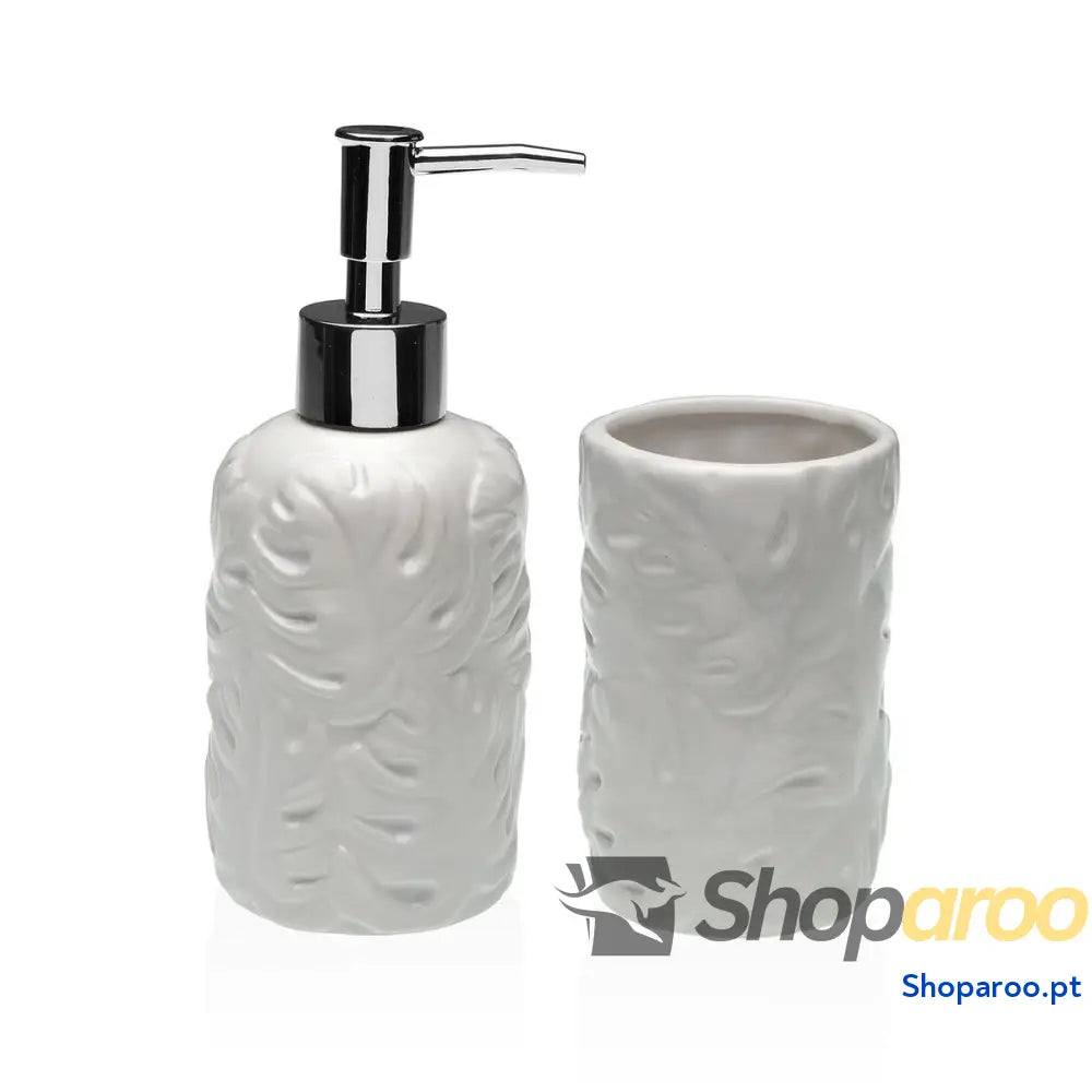Conjunto de Banho Versa Branco Dolomite 6,8 x 17 cm