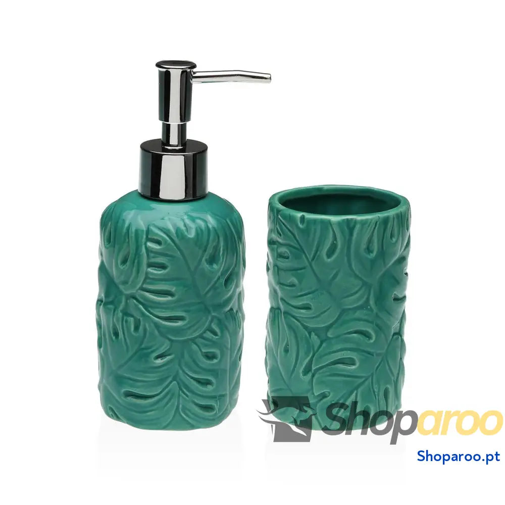 Conjunto de Banho Versa Verde Dolomite 6,8 x 17 cm