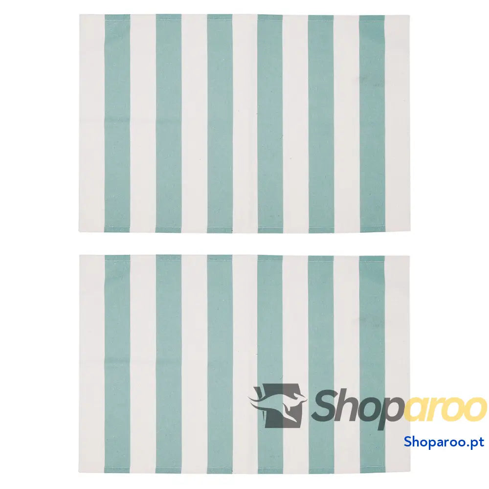 Conjunto de bases Vinthera Okapi Duas cores Têxtil 33 x 45 cm 2 Peças