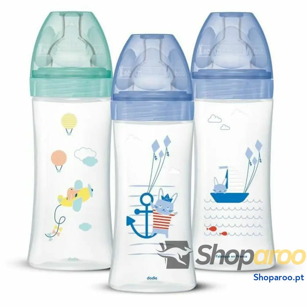Conjunto de biberões Dodie 3700763508917 3 uds (330 ml)