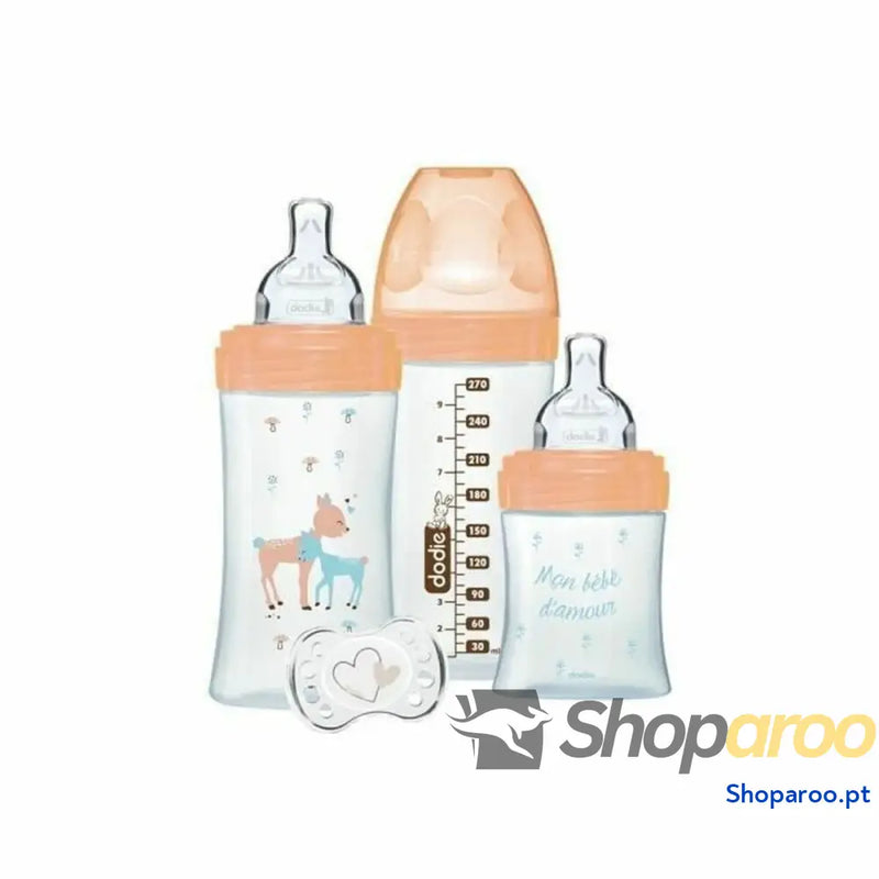 Conjunto de biberões Dodie Sensation 3 uds