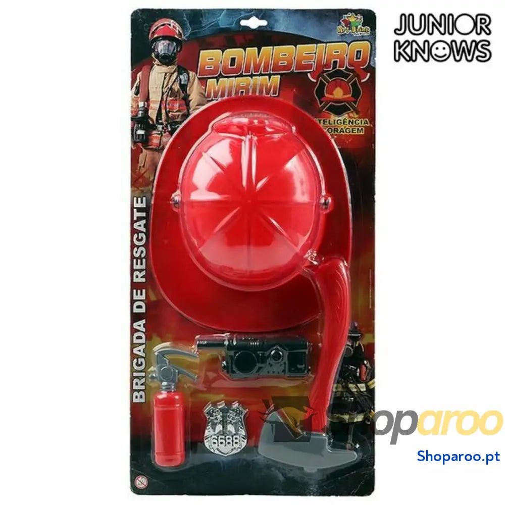 Conjunto de Bombeiro Art Brink 8694 (5 pcs)