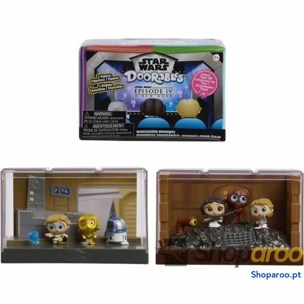 Conjunto de Bonecos Star Wars Big Screen Movie Moment