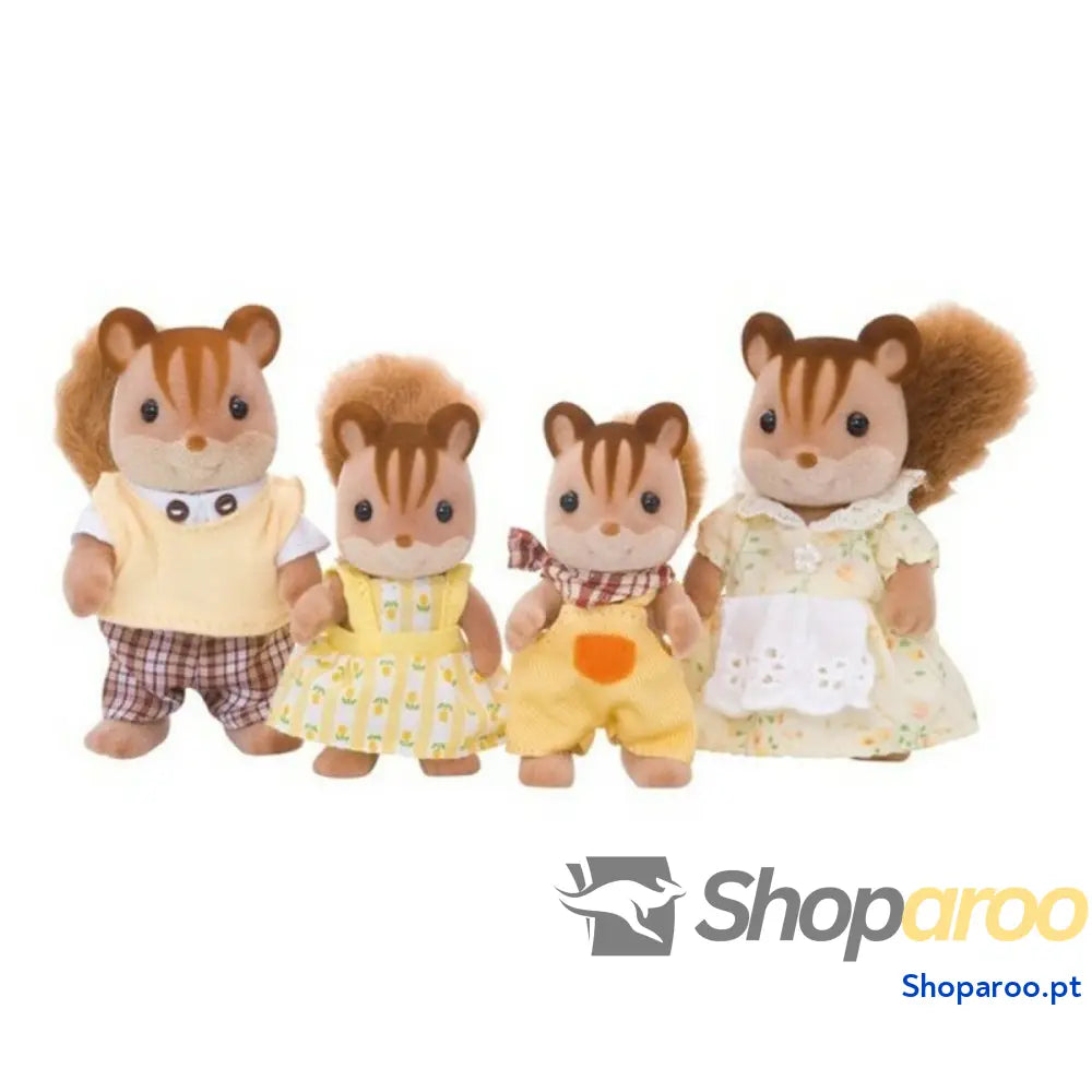 Conjunto de Bonecos   Sylvanian Families 4172 Family Ecureuil Roux