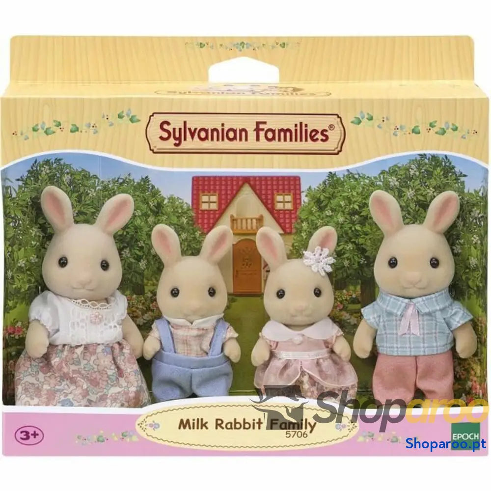 Conjunto de Bonecos Sylvanian Families 5706 Coelho Família 4 Peças