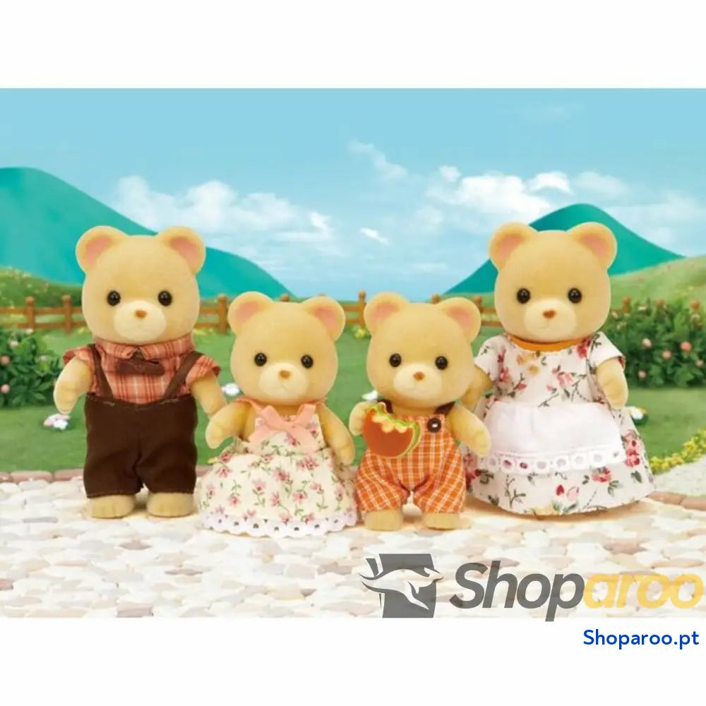 Conjunto de Bonecos Sylvanian Families Bear family