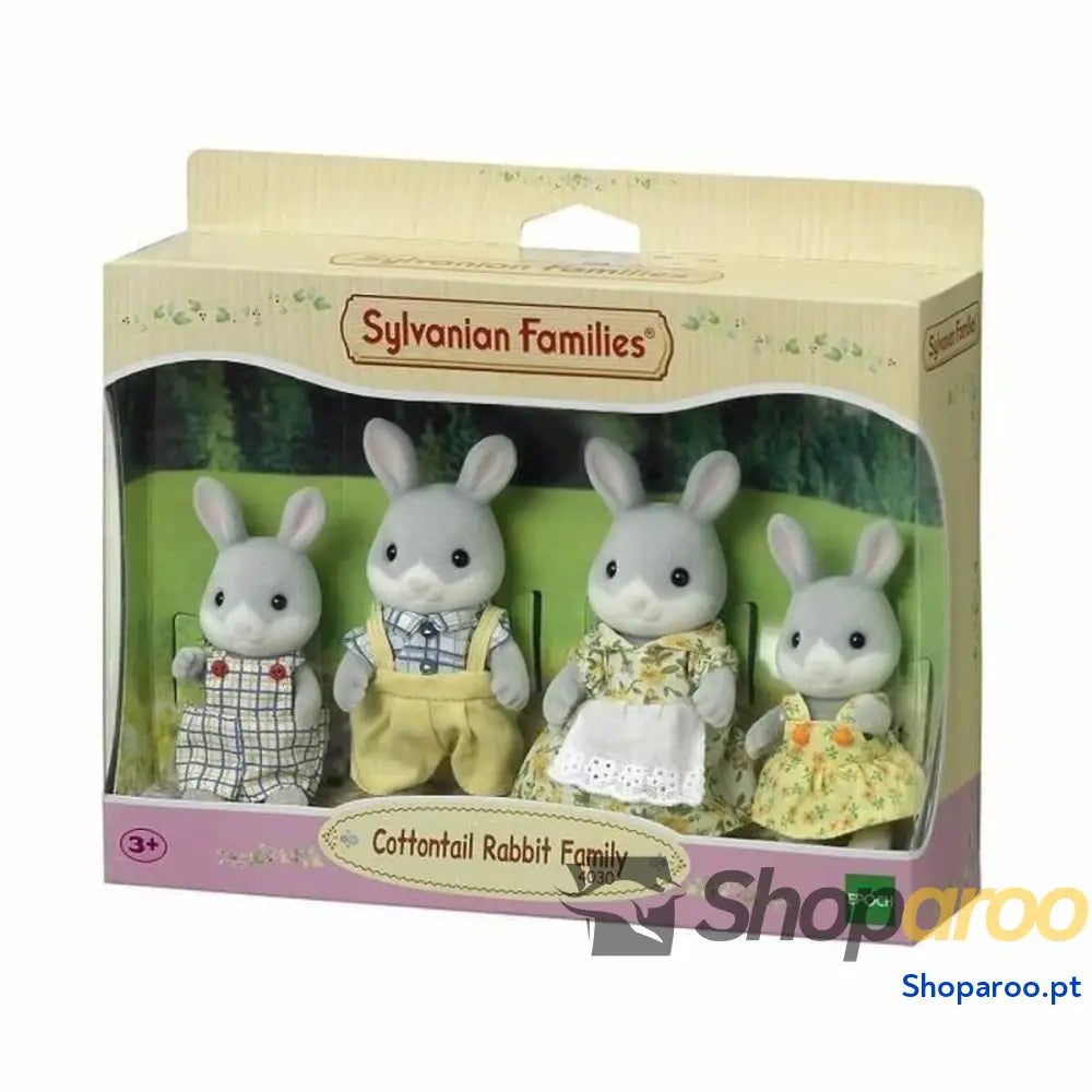 Conjunto de Bonecos Sylvanian Families Family Gray Rabbit